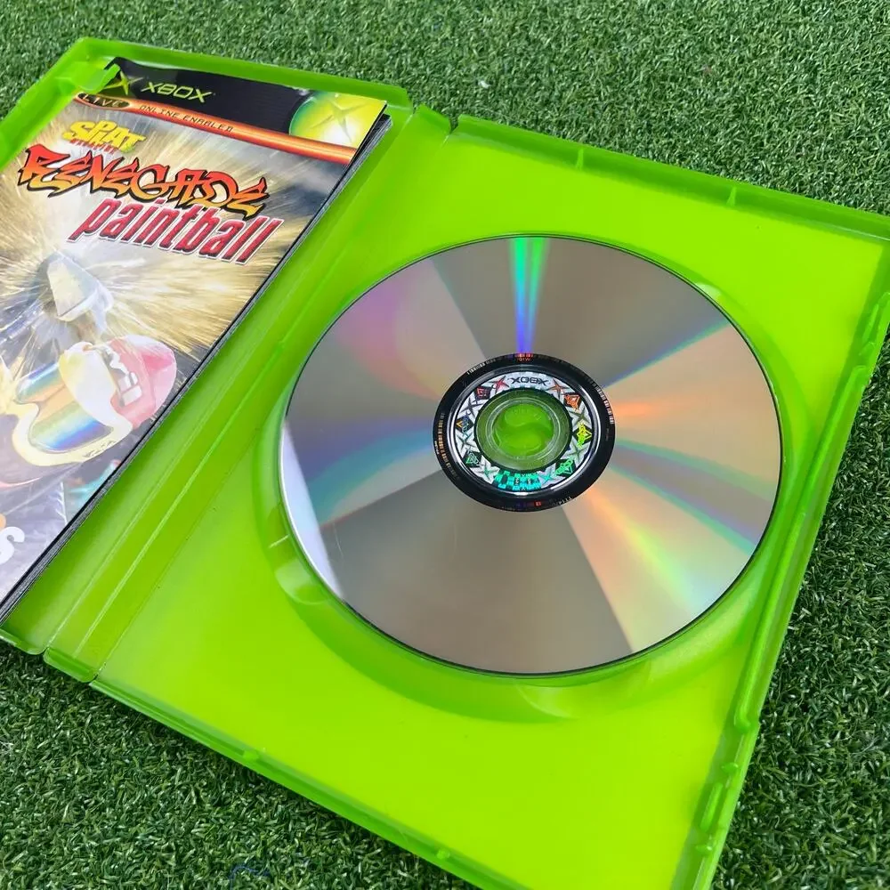 Splat Magazine Renegade Paintball (Microsoft Xbox, 2005) Complete CIB